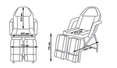 Педикюрное кресло МД-3562: вид 7
